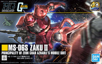 HGUC 1/144 MS-06S Zaku II Char Aznable Custom (Revive Ver.) - Glacier Hobbies - Bandai