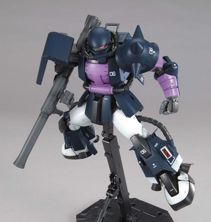 MG 1/100 MS-06R-1A Zaku II (Black Tri-Stars) Ver.2.0 - Glacier Hobbies - Bandai