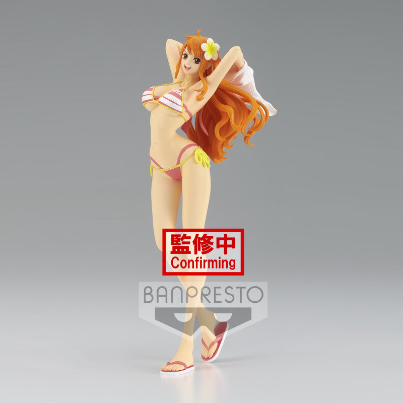 ONE PIECE GRANDLINE GIRLS ON VACATION-NAMI-(ver.B) - Prize Figure - Glacier Hobbies - Banpresto