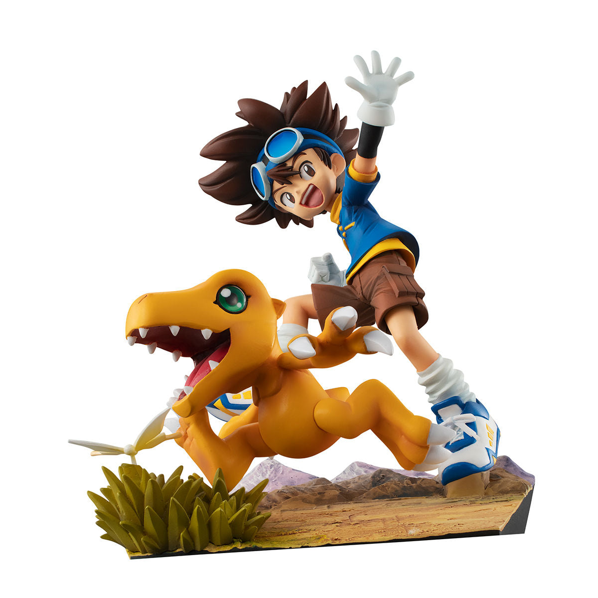 Taichi Yagami & Agumon 20th Anniversary GEM Figure - Digimon Adventure - Glacier Hobbies - Megahouse